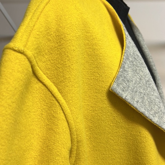 Oversized Wool Blended Trench Coat - Picture 4 of 5